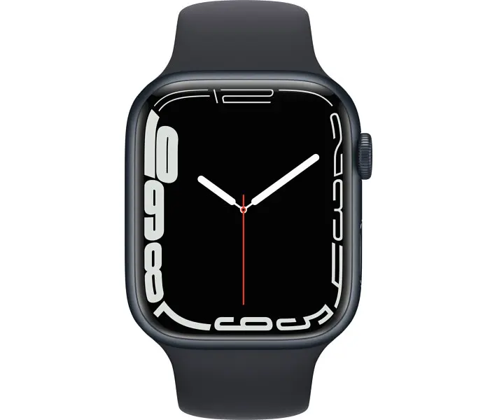 Смарт-часы Apple Watch Series 7 GPS 41mm Midnight Aluminum Case with With Midnight Sport Band [MKMX3] Б/У [166234] - фото 2