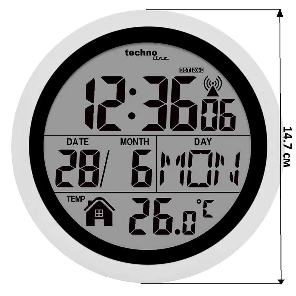 Годинник настінний Technoline WT3005 Bath Clock Silver (WT3005) - фото 4