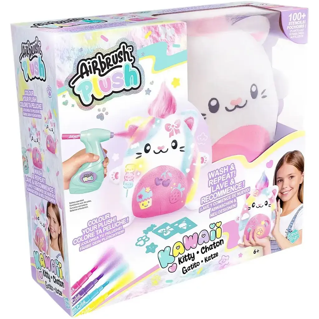 Набір для творчості Canal Toys Diy Airbrush Plush Kawaii Кошеня (AIR073)