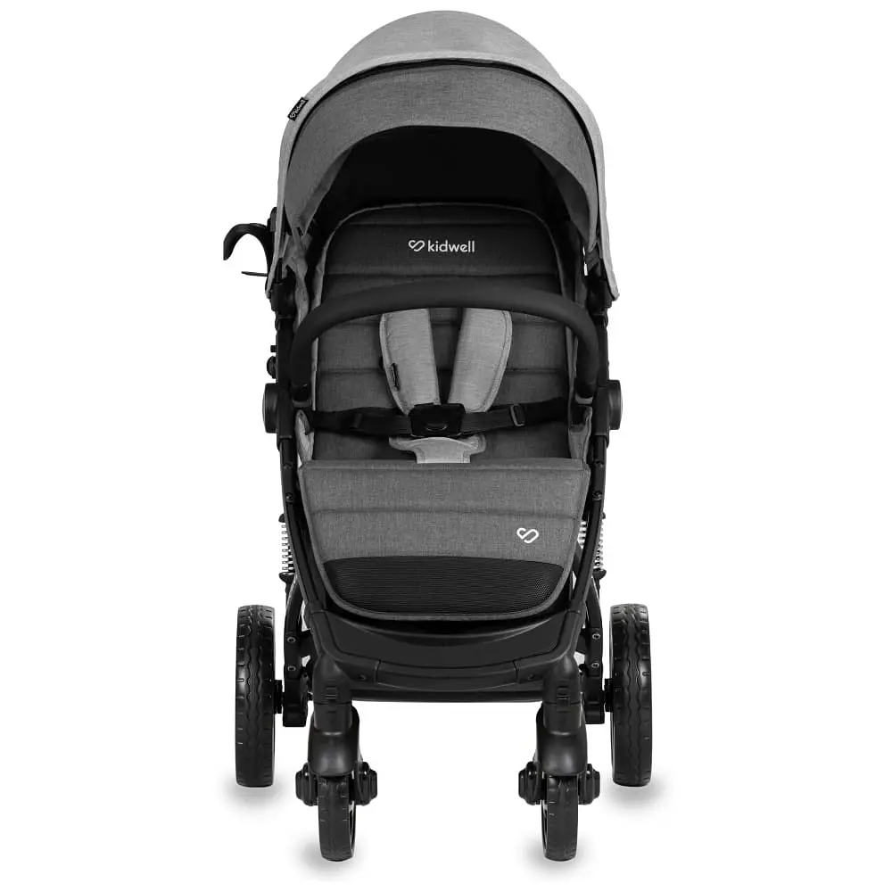 Прогулянкова коляска Kidwell Carell Light Gray - фото 6