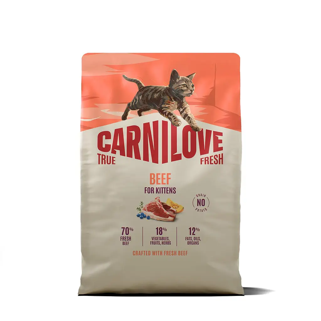 Сухий корм для кошенят Carnilove True Fresh Beef Kitten суперпреміум яловичина 2 кг