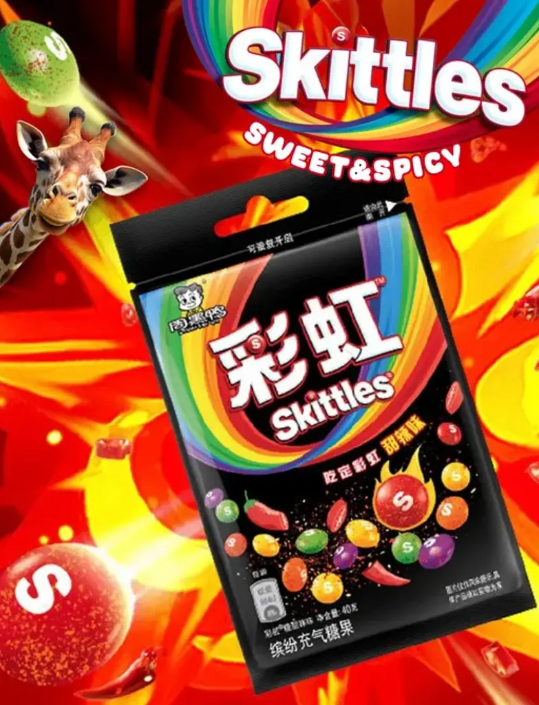 Драже Skittles Sweet Spicy із солодко-пряним смаком 40г - фото 3