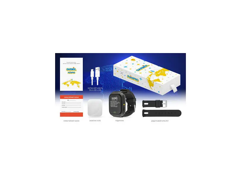 Дитячий смарт-годинник GARMIX PointPRO-100 WIFI BLACK - фото 4