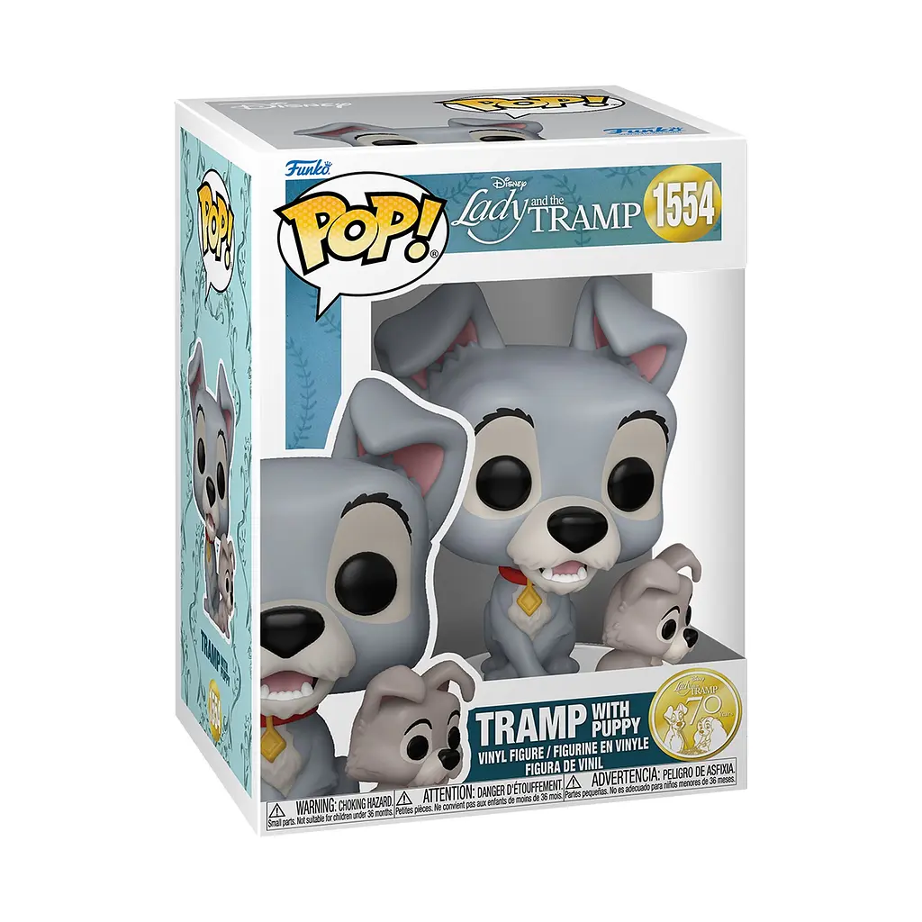 Фігурка Funko POP Disney: Lady and the Tramp - Tramp W/Puppy det0018202 - фото 2
