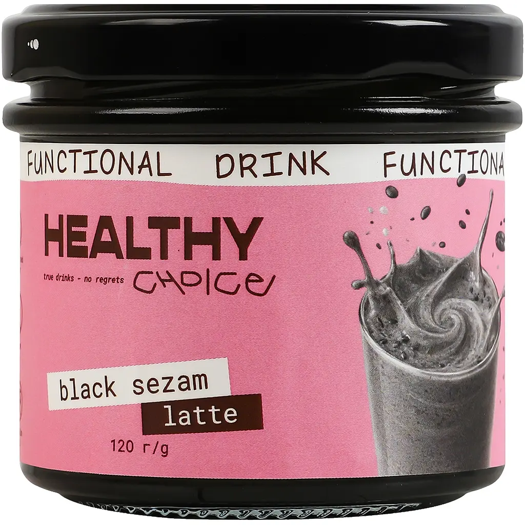 Напій розчинний пастоподібний Сезам лате Healthy Choice с/б 120 г - фото 2