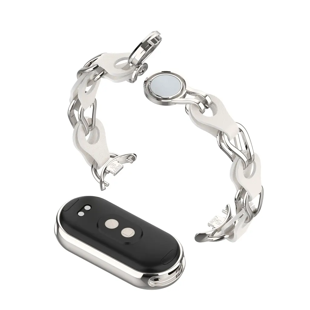 Ремінець до фітнес браслета Armorstandart Chain Wristband для Xiaomi Smart Band 10/9/8 Silver (ARM86889) - фото 3