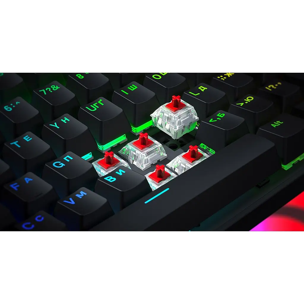 Клавіатура Hator Icefall Mecha 75 Wireless Rainbow Black (HTK275UA) [177406] - фото 12