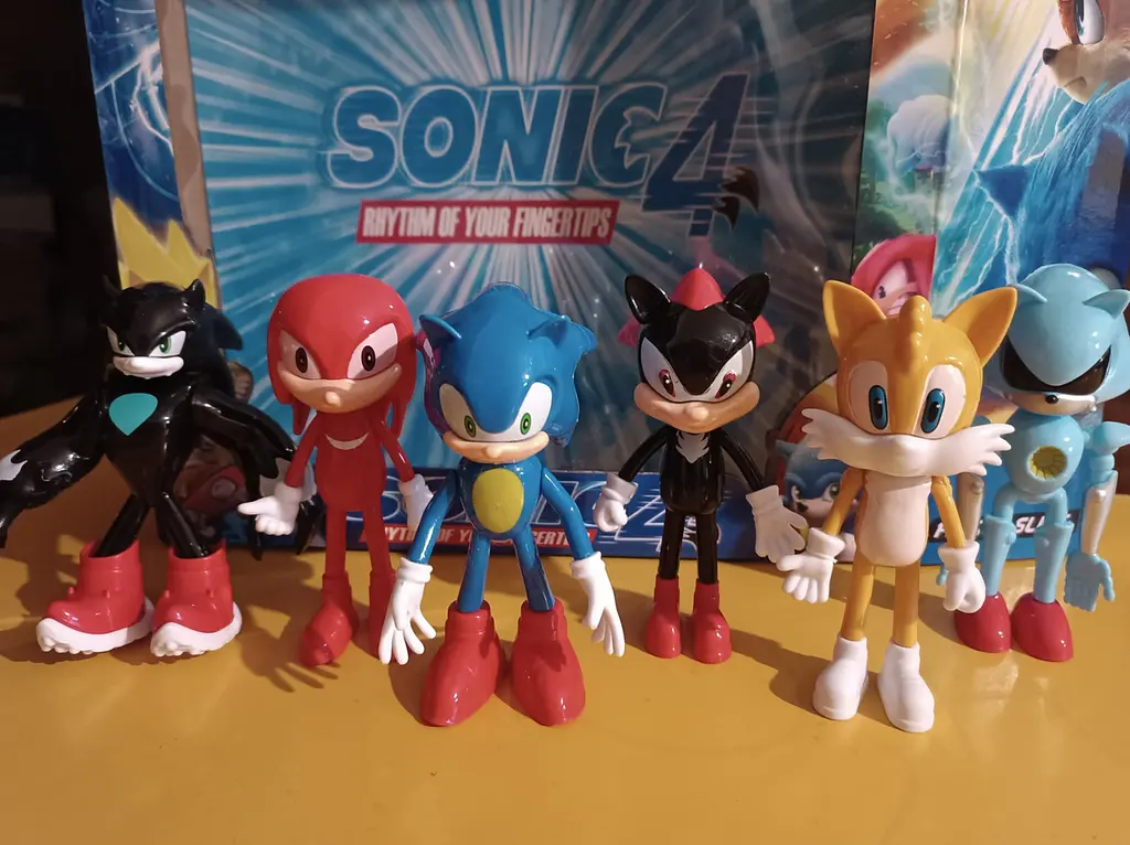 Ігрові фігурки Сонік у коробці Sonic 4, 6 шт - фото 4
