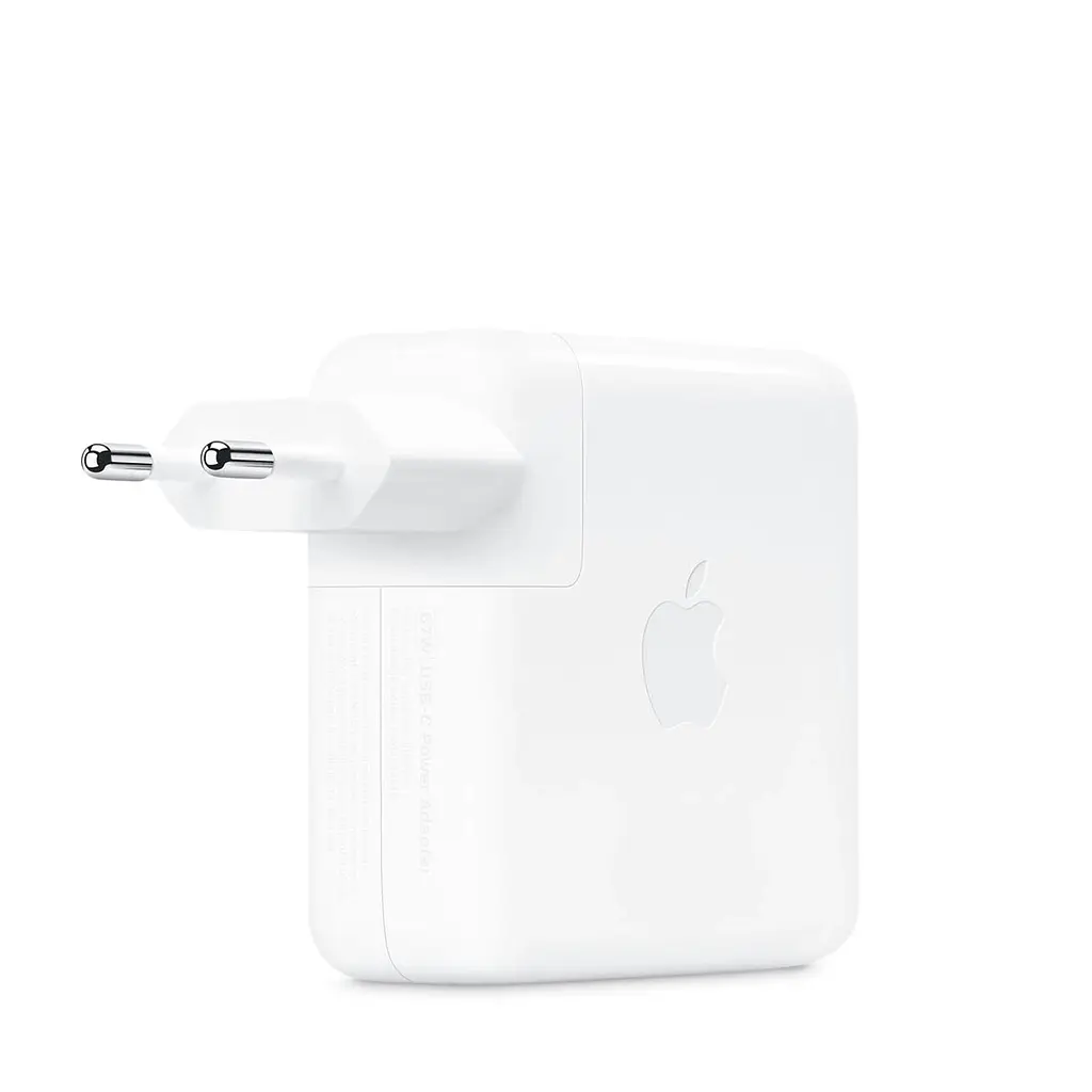 Зарядний пристрій для макбука 67W USB-C Power Adapter (MKU63) для MacBook Air/Pro, швидке зарядне мережеве, адаптер живлення White Original (ARM76384) - фото 3