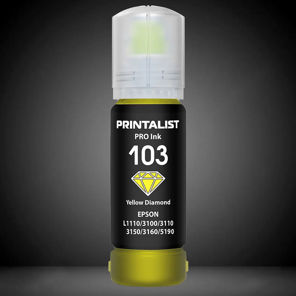 Чорнило PRINTALIST 103 для Epson L3100/3110/3150 70г Yellow водорозчинне (PL103Y) - фото 4