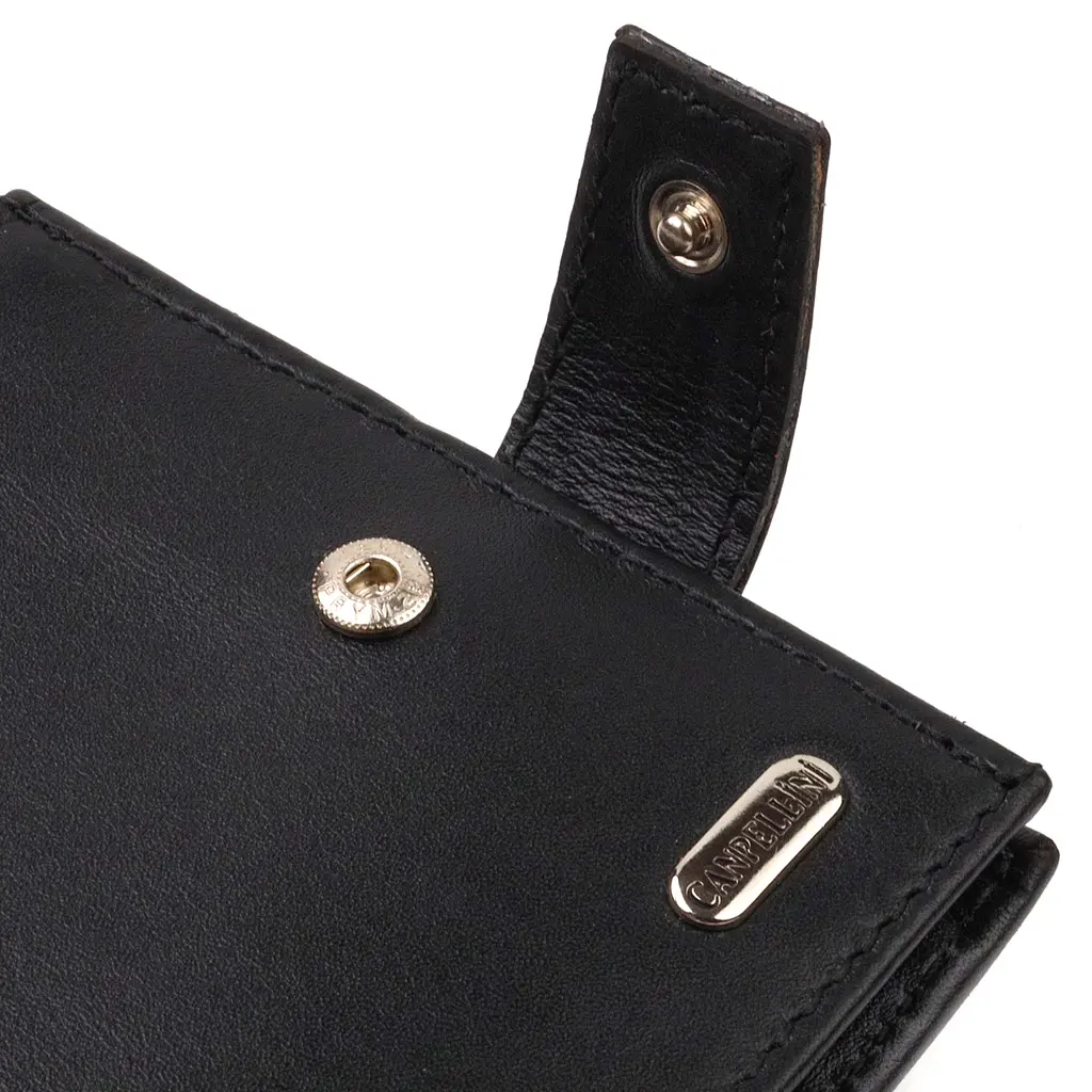 Мужской кожаный кошелек Canpellini 12.2х9.5х2 см acs0025664 - фото 3