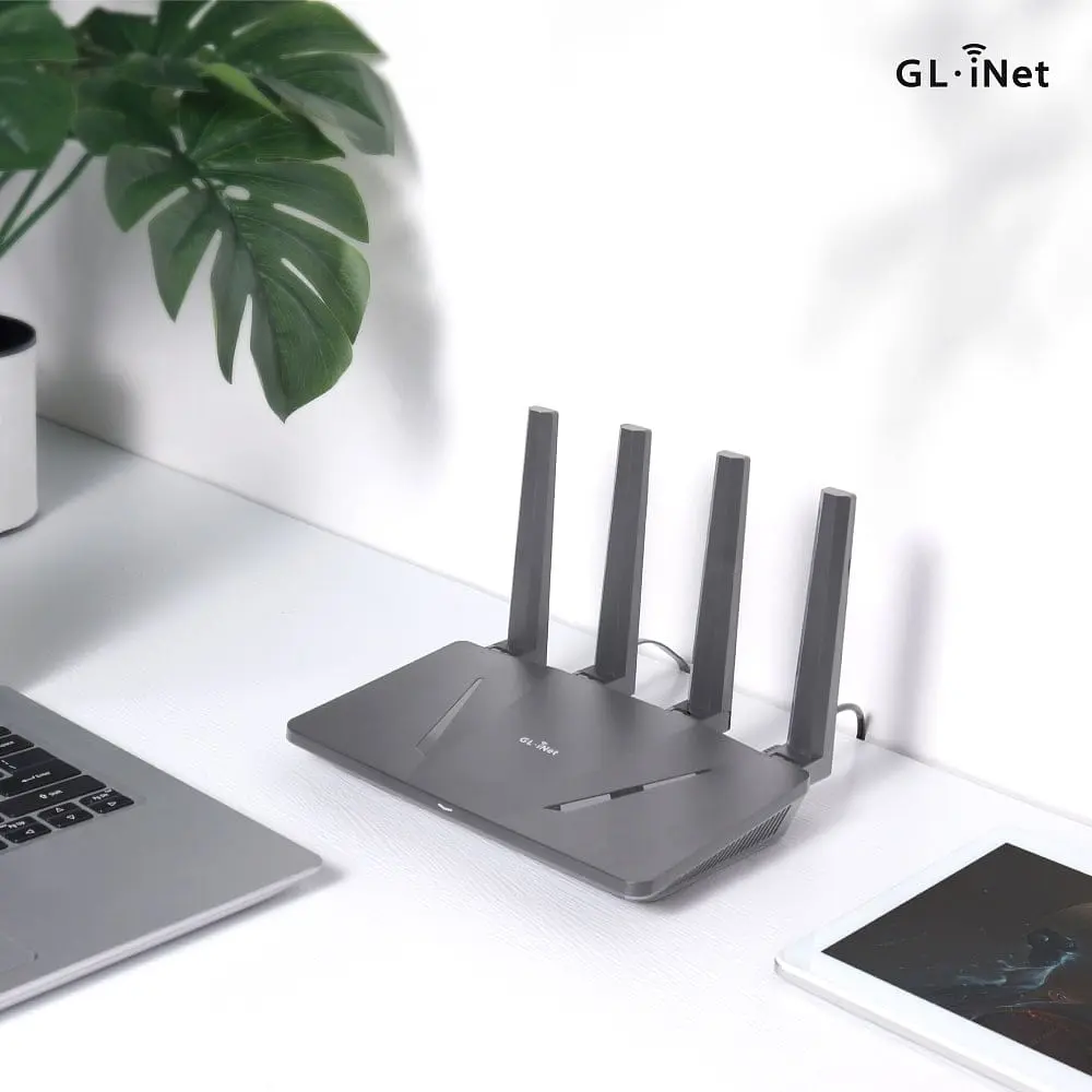 WiFi 6 маршрутизатор GL.iNet Flint (GL-AX1800-EU) гігабітний дводіапазонний (73-01004) - фото 14