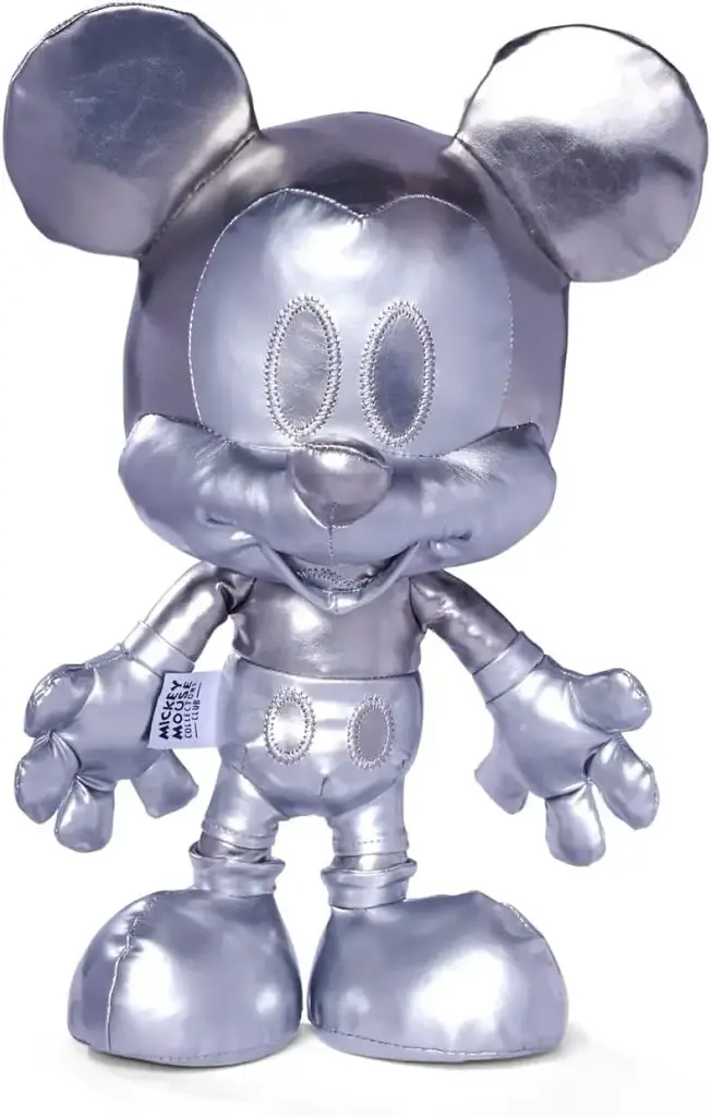 Колекційна м'яка іграшка Міккі Маус Disney Mickey Mouse Simba Collectors Club №9 Silver Edition 30 см срібляста (SKU-260) - фото 2