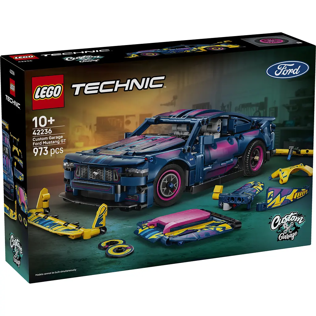 Конструктор LEGO Technic Тюнінг-гараж з автомобілем Ford Mustang GT 973 ел. (42236) - фото 2