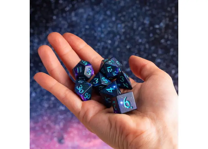 Набор кубиков Full Art Dice Set: Stardust , 7 шт. (SWSPGALA) - фото 6