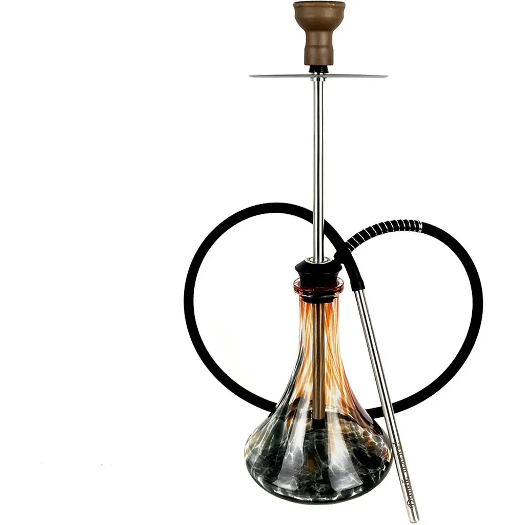 Кальян Tiaga Hookah Classic Silver Craft XL Red - фото 2