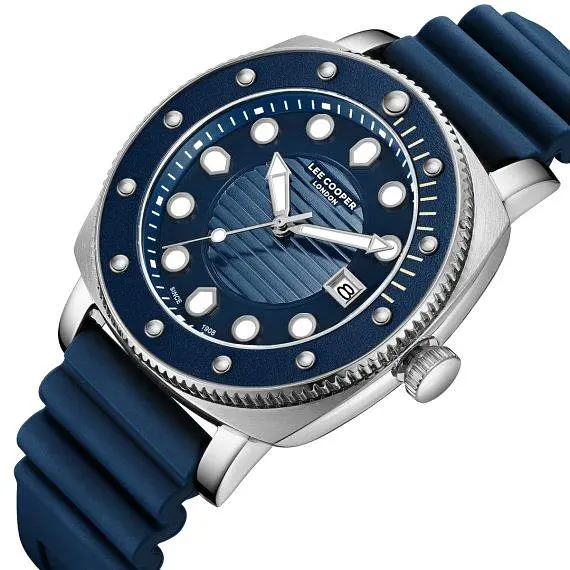 Годинник чоловічий наручний Lee Cooper Neo (Синій) - фото 2