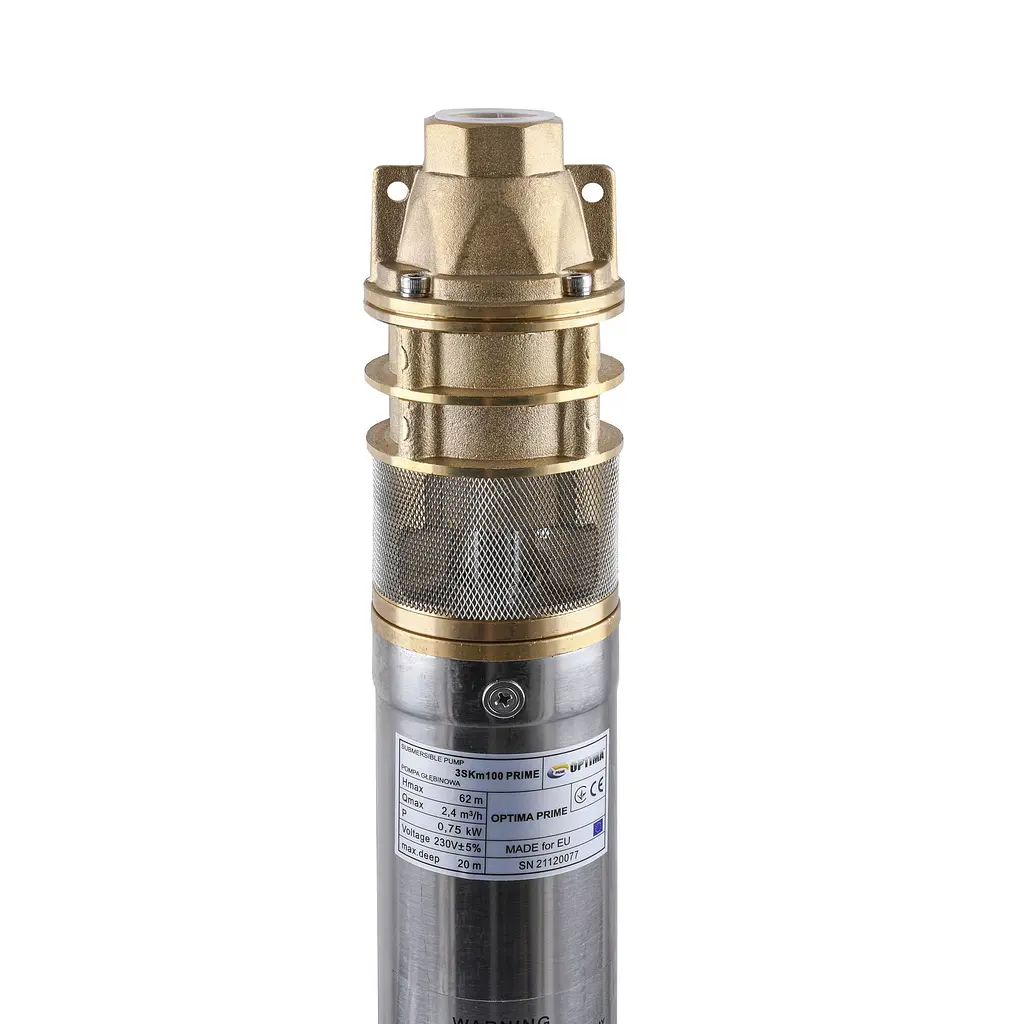Насос свердловинний вихровий Optima 3SKm100 Prime 0.75кВт + кабель 20м+ пульт 000023373 - фото 3
