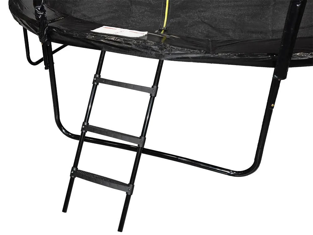Батут садовий SkyFlyer Black зі сходами 12 футов 366 см (TR0035) - фото 4