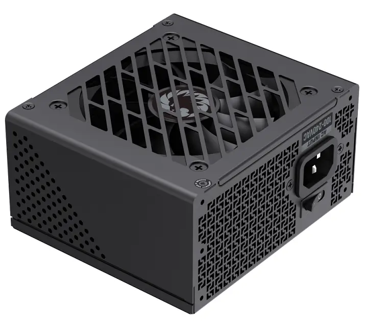 блок питания GameMax 750 Вт GS-750G, Black, SFX, модульный, 80+ Gold, Active PFC, 9,2 см, 3xMolex / 4xSATA / 1x16-pin / 3x2+6-pin / 2x4+4-pin / 1x20+4-pin, защита OVP / UVP / OCP / OTP / OPP / SCP - фото 4