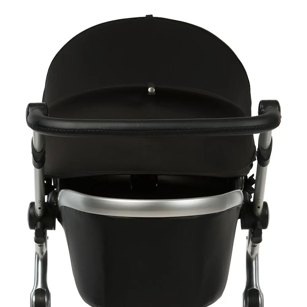 Козырек двойной 2в1 солнцезащитный с сеткой на коляску и автокресло Must Have Shade DoRechi Черный + Белый - фото 4