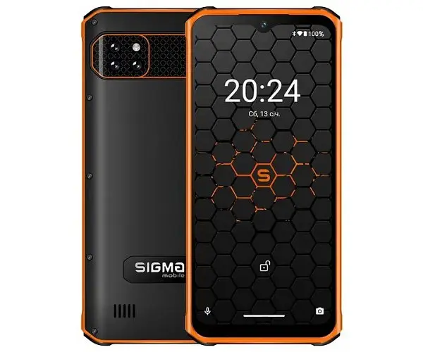 Смартфон Sigma X-treme PQ56 6/128 ГБ 10000 мАч чорно-оранжевий (4827798338025) - фото 2