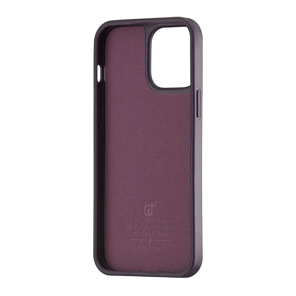 Чохол Jinduka Leather Ringo iPhone 13 Pro Max Purple - фото 3