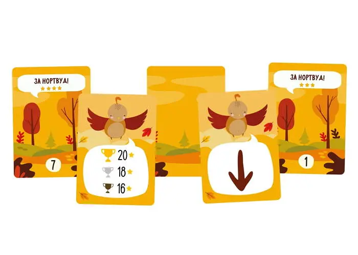 Настольная игра Geekach Games За Нортвуд! (For Northwood! A Solo Trick-Taking Game) (укр.) (GKCH086FN) - фото 3