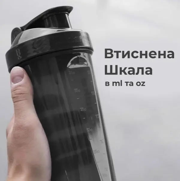Шейкер спортивный SmartShake Lite 1000 мл Glossy-Navy Blue (10611402) - фото 2