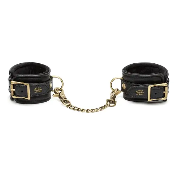 Фиксаторы для ног Fifty Shades of Grey Bound To You Ankle Cuffs черный - фото 3