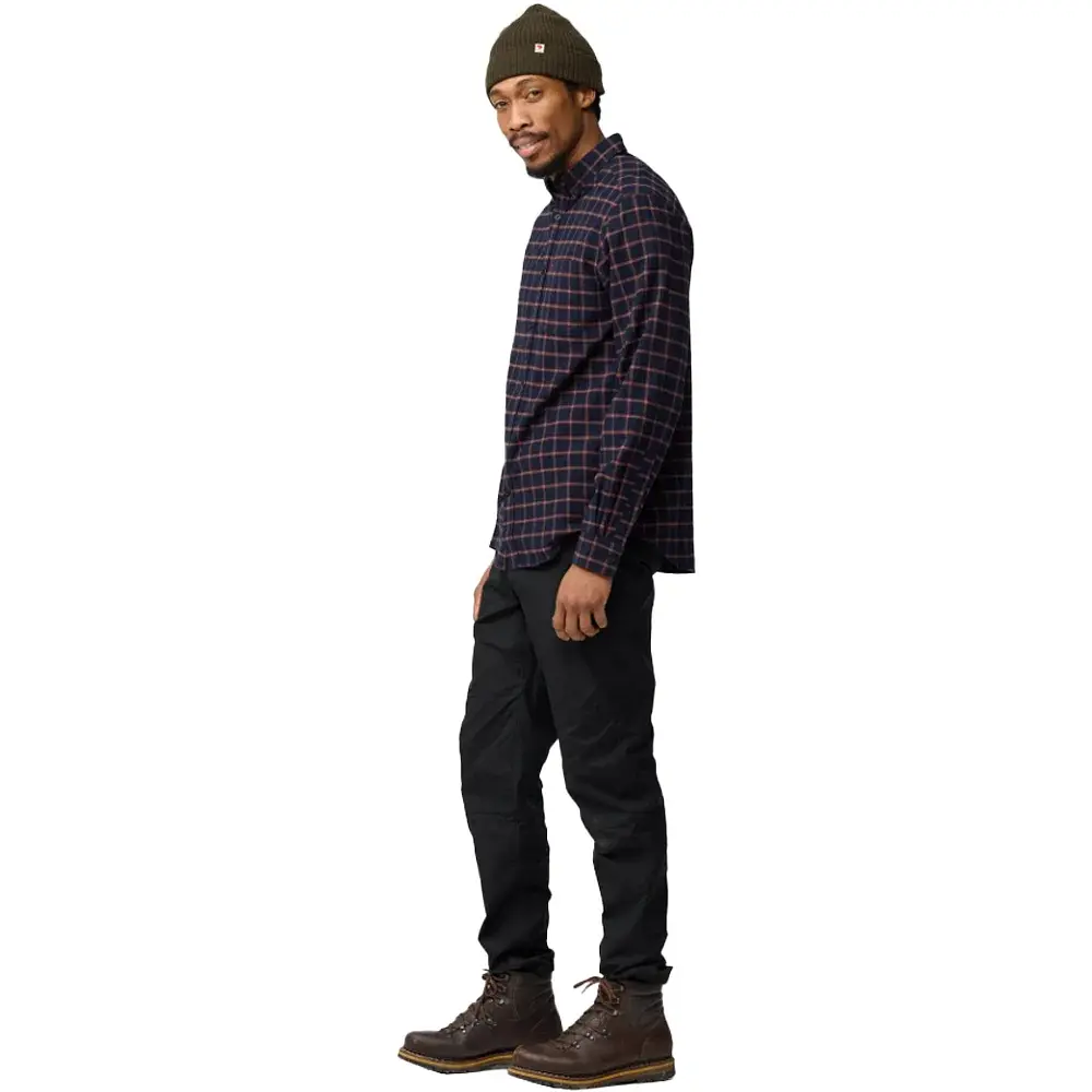 Сорочка Fjallraven Ovik Flannel Shirt M L Dark Navy - фото 6