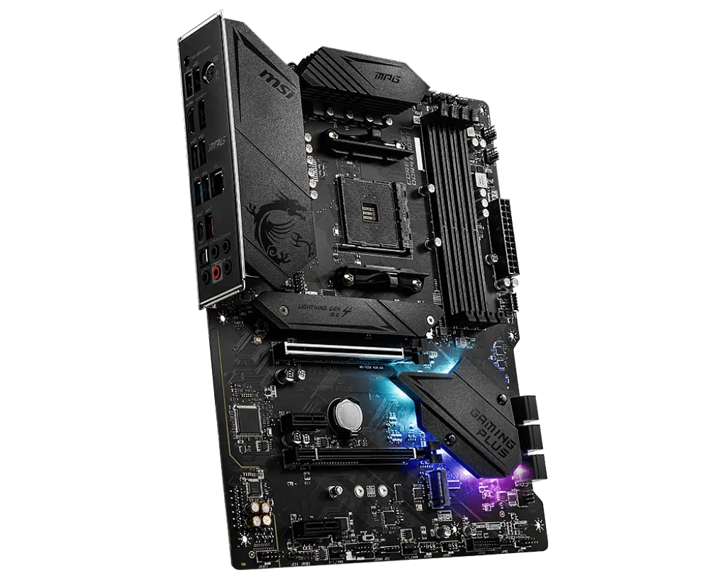 Материнська плата MSI MPG B550 Gaming Plus Socket AM4 (MPG B550 GAMING PLUS) - фото 2