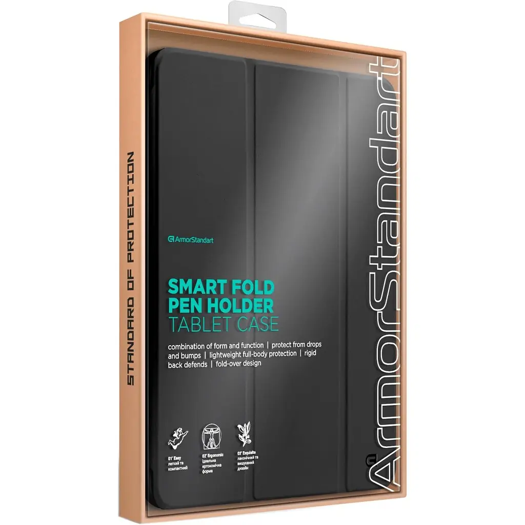 Чохол-книжка ArmorStandart Smart Fold Pen для Apple iPad 11 2025 (A16) / 10.9 2024 / 2022 Black (ARM74944) [133697] - фото 4