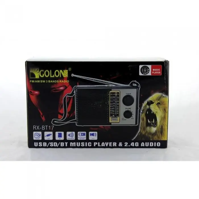 Портативний радіоприймач "GOLON" RX-BT18 USB FM - фото 4