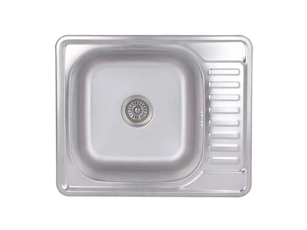 Мийка врізна Brinex 580х480х180мм 1 5848, Satin 0,8мм BRIN5848SAT08