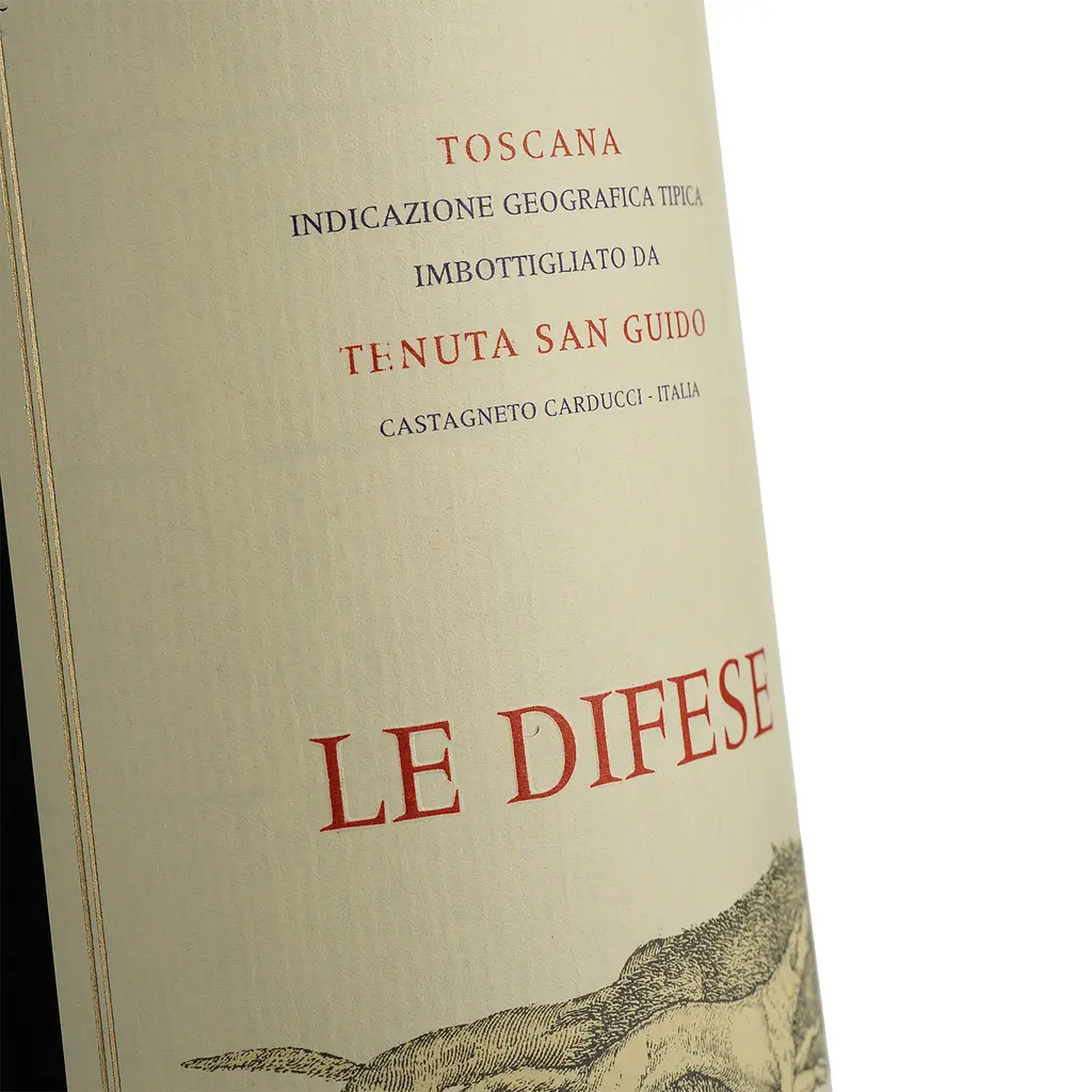 Вино Tenuta San Guido Le Difese красное, сухое, 14%, 0,75 л - фото 3