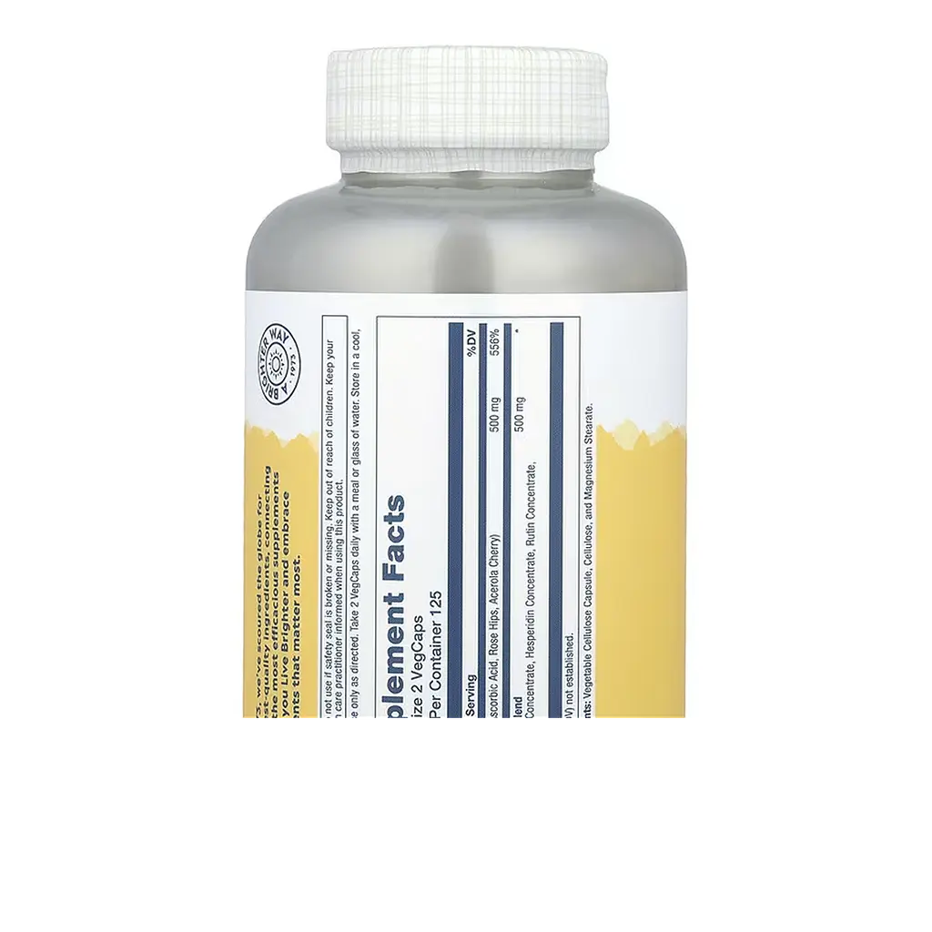 Vitamin C & Bioflavonoids 1:1 500mg - 250 vcaps  - фото 2