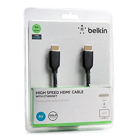 Кабель Belkin HDMI (M/M) 5м, High Speed ​​Ethernet, черный teh0013689 - фото 3