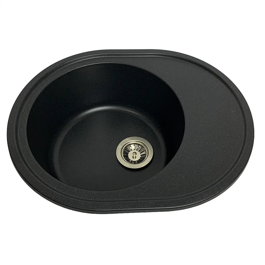 Кухонна мийка Adamant Vast 610x495x200 чорний 100001497, Чорний - фото 3
