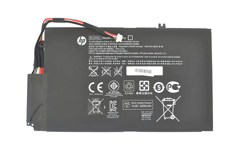 Акумулятор для ноутбука HP Compaq HSTNN-IB3R Envy 4-1000 14.8V Black 3400 mAh - фото 5