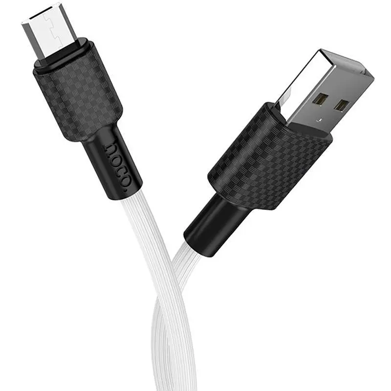 USB Cable Hoco X29 Superior MicroUSB White 1m - фото 2