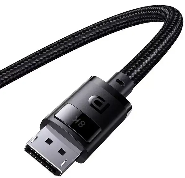 Кабель Baseus High Definition Series DP 8K to DP 8K Adapter Cable 2m B00633706111-02 Black - фото 5