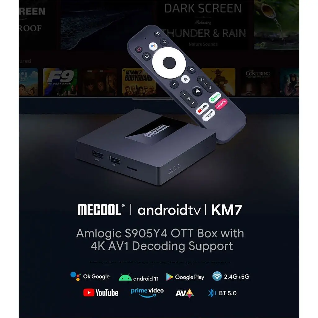 Смарт ТВ приставка XPRO Mecool KM7 4K Ultra HD (KM7 (216)_2050) - фото 6