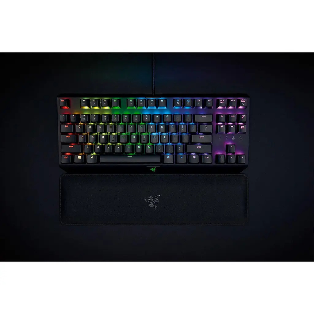 Підставка під зап'ястя Razer Ergonomic Wrist Rest for Tenkeyless Keyboards Black (RC21-01710100-R3M1) - фото 5