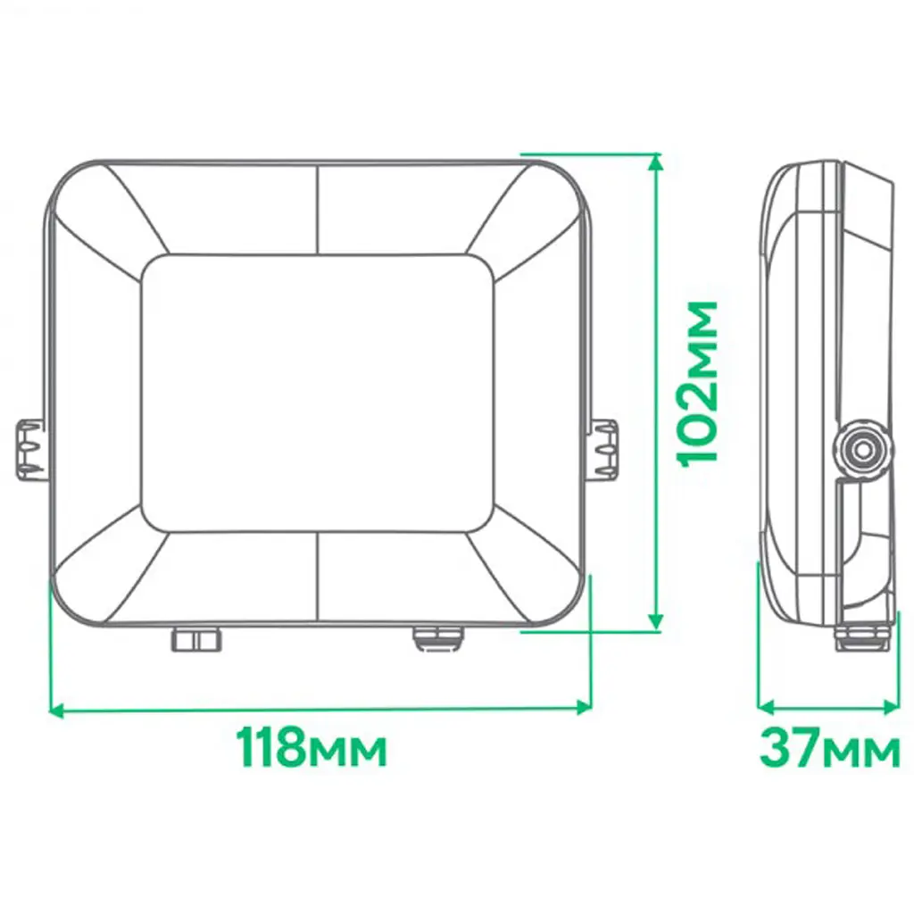 Світлодіодний прожектор Ardero LL-4020ARD PRO 20 Вт 6500 K чорний (80225) - фото 4