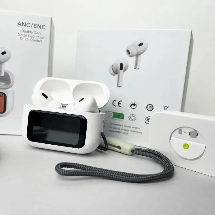 Беспроводные наушники L-58 (BN131) с дисплеем белые - фото 8