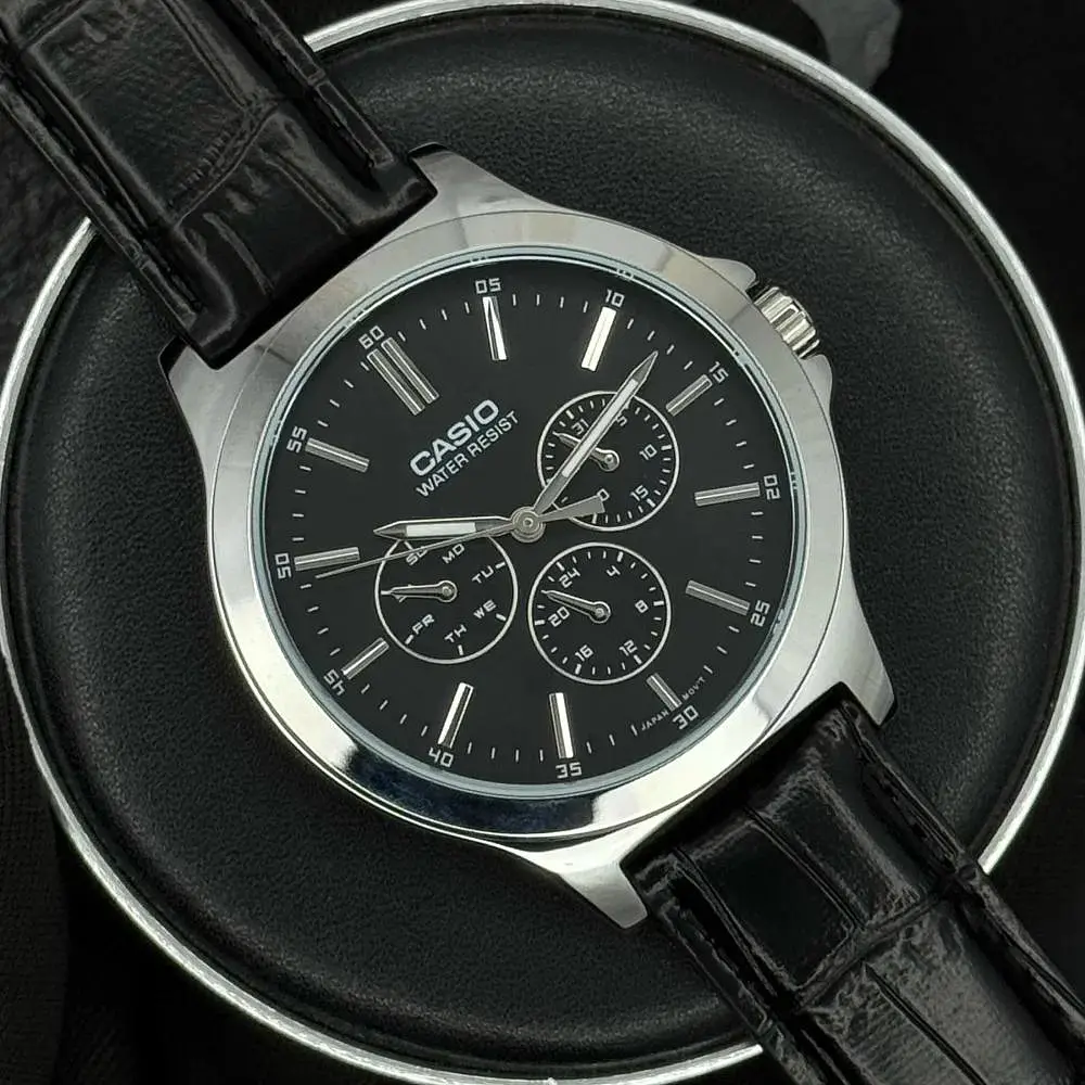 Чоловічий годинник Casio MTP-V300L-1A Сріблястий ( AT1141-0276 ) - фото 3