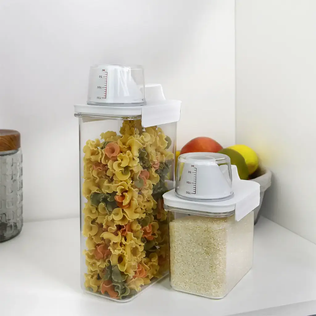 Ємність Homax для зберігання з кришкою-дозатором 2300 мл 15х10.5х29.5 см прозора (BR-21) - фото 6