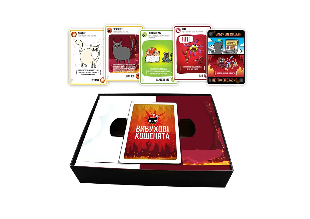 Взрывные котята Добро и зло Rozum - Настольная игра (EKIEK12UA) - фото 3