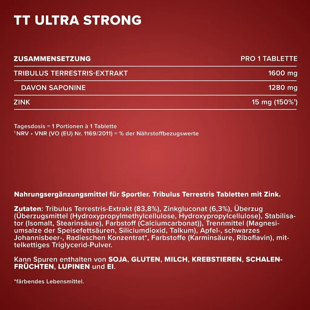 Бустер тестостерону IronMaxx TT Ultra Strong 90 таблеток - фото 5